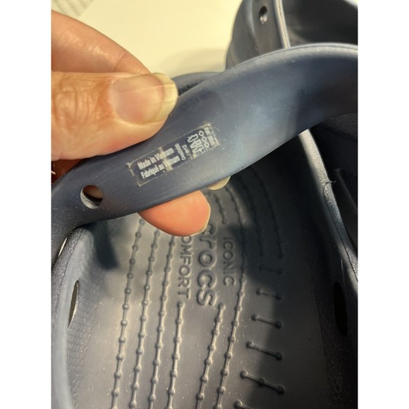 NWOT - Crocs Specialist II Clogs, Blue Rubber Slip On Men’s Size 11 - Picture 12 of 12